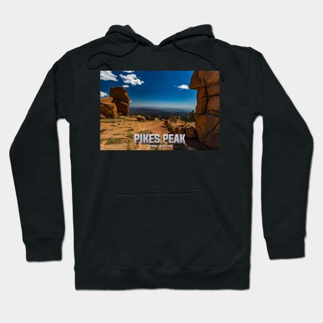 Pikes Peak Colorado Hoodie by Gestalt Imagery